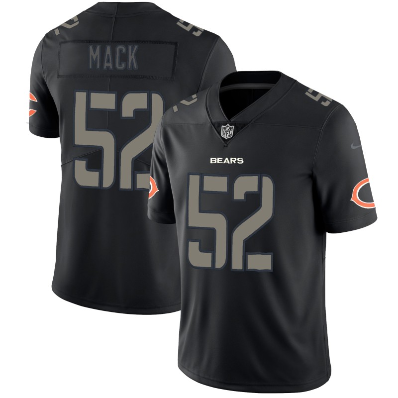 2018 Men Chicago Bears #52 Mack black Nike Vapor Untouchable Limited Player NFL Jerseys